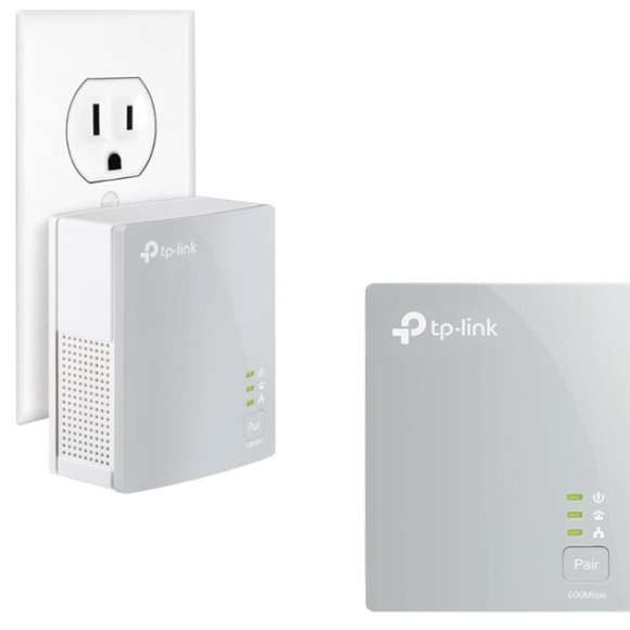 TP-Link Nano Powerline Starter Kit Ethernet Adapter Expand Network - Picture 1 of 9